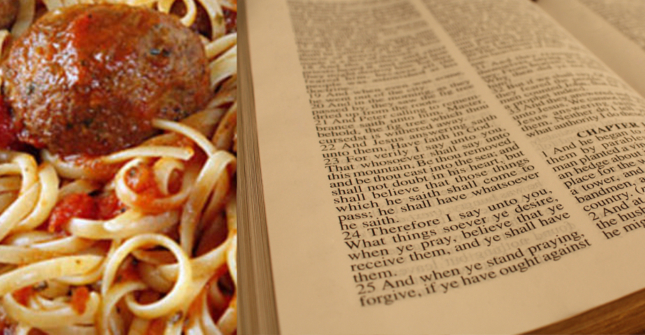Spaghetti and Bible Study